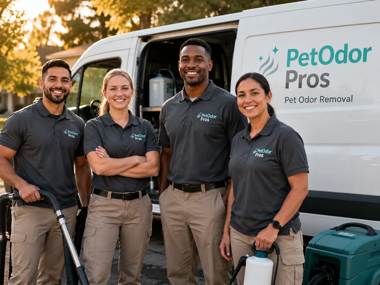 Pet Odor Removal team serving Four Oaks, NC